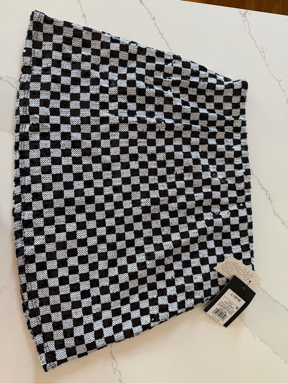 Girl’s art class Black & White Checkerboard Mini Skirt